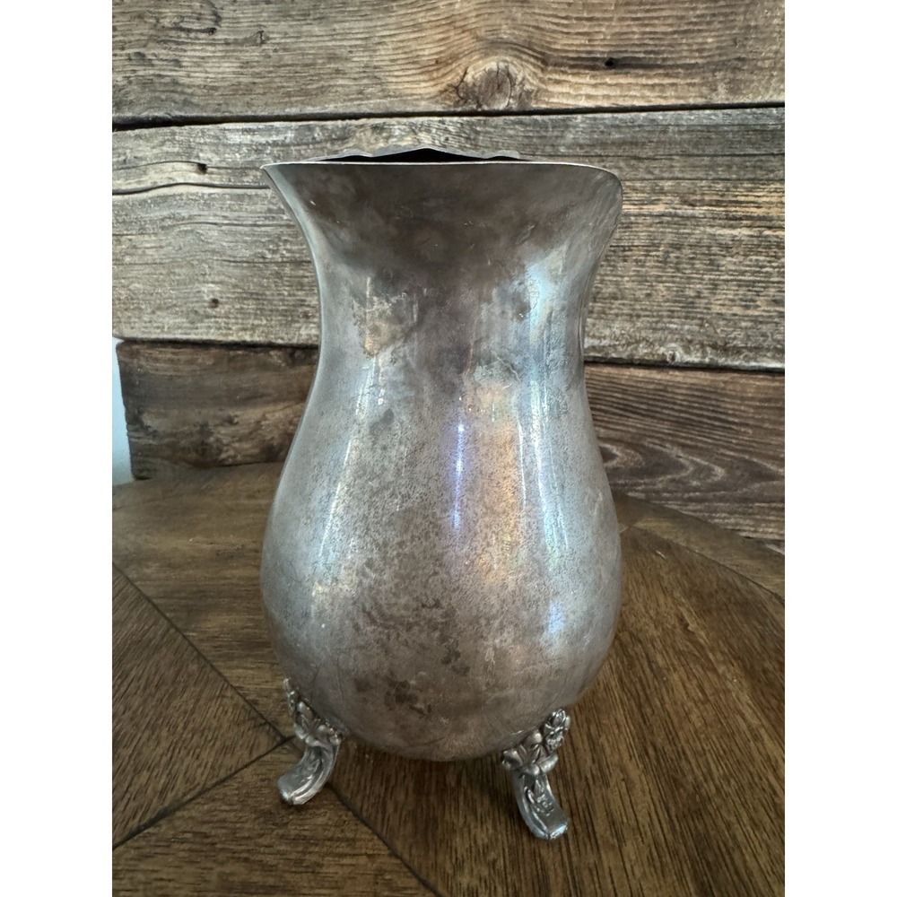 Vintage International Silver Countess Silver Plated Water Pitcher 9" w Ice Lip - Picture 7 of 12